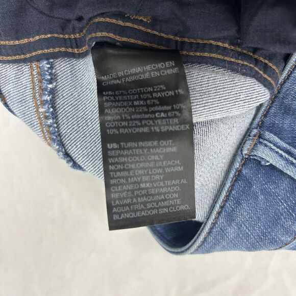 White House Black Market Jeans Womens 12L Blue The Skinny Flare Stretch Denim - Picture 11 of 11